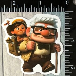 🌀10/$10🌀 Disney Pixar Up Reusable Waterproof Vinyl Sticker Decal